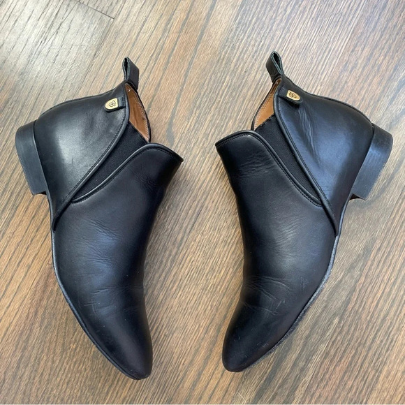 Chloe Black Leather Ankle Chelsea Boots - Picture 15 of 15